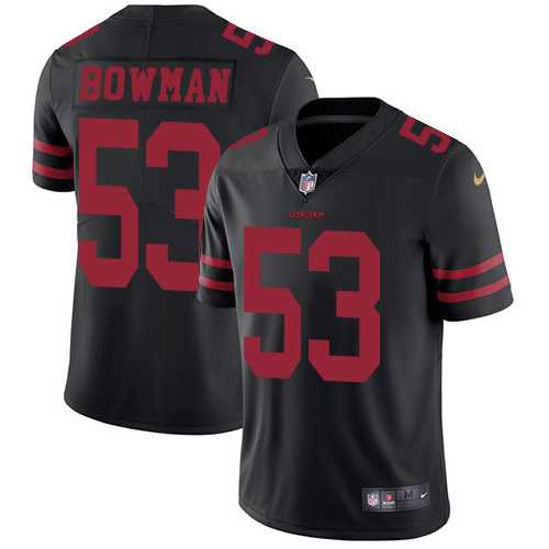 Nike San Francisco 49ers #53 NaVorro Bowman Black Alternate NFL Vapor Untouchable Limited Jersey,We sell and wholesale Nike San Francisco 49ers #53 NaVorro Bowman Black Alternate NFL Vapor Untouchable Limited Jersey on line form chian!